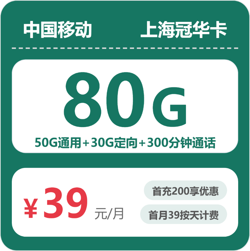 2026年5月13日上海市松江区移动、联通、电信、广电流量卡清单-目前可办套餐