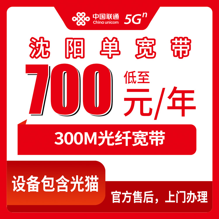 2026年8月辽中区联通300M单宽带怎么样？包年700起，装机师傅上门装好再付钱