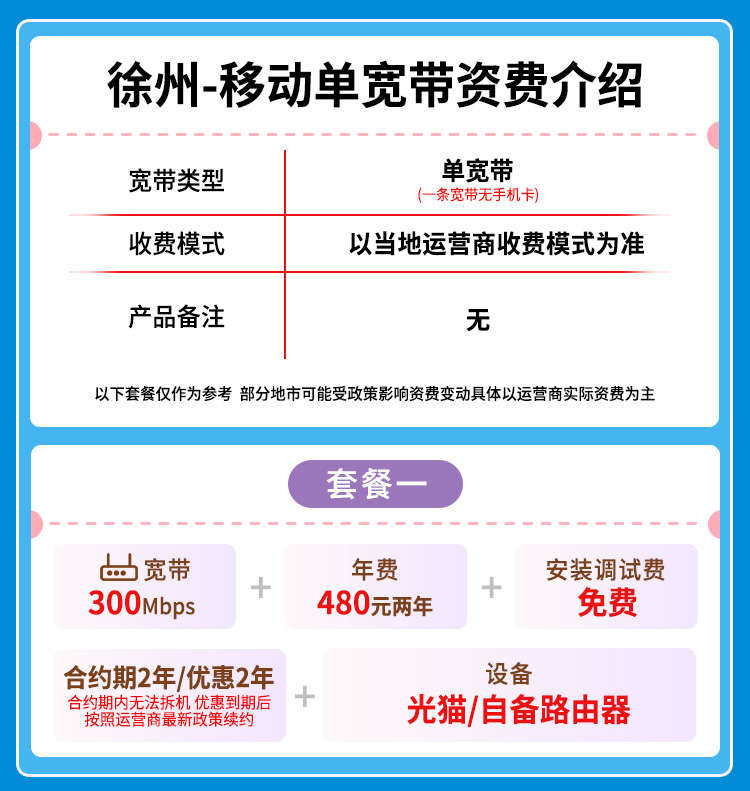 宽带套餐详情图