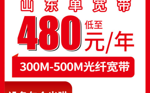 2026年8月9日山东省临沂市联通宽带480-600元包年怎么装？300M和500M选哪个详细拆解