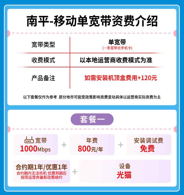 宽带套餐详情图