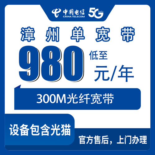 2026年10月23日福建省漳州漳浦县装电信300M单宽带980包年，乡下镇里能不能装、流程怎么走，我跑了一趟问清楚了