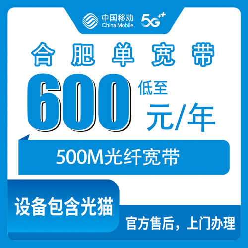 2026年10月27日安徽省合肥巢湖市装移动单宽带500M怎么弄？600元包年套餐本地办理和安装流程记录