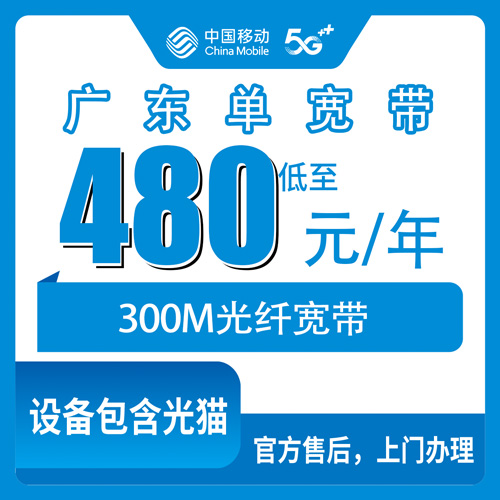 2026年10月28日广东省云浮市移动单宽带480元包年300M值不值？全省覆盖范围和安装流程说清楚