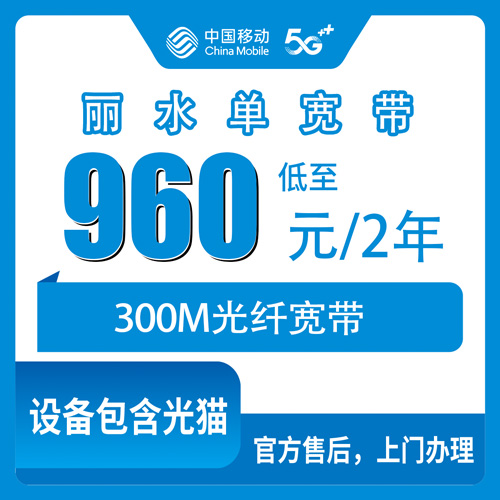 2026年10月28日浙江省丽水缙云县移动单宽带300M两年960元怎么装？本地师傅上门流程实测