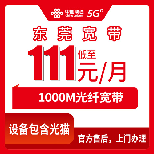 2026年10月30日广东省东莞莞城区联通融合宽带1000M怎么装？111元/月资费、上门流程和我踩过的坑