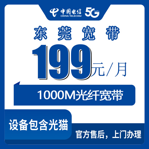 2026年11月1日广东省东莞万江区电信融合宽带199元1000M怎么装？本地师傅上门流程和资费实记